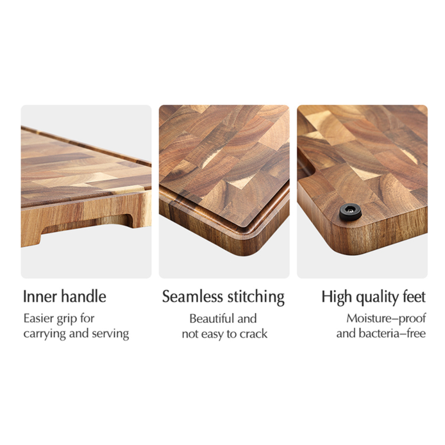 Acacia End Grain Cutting Board