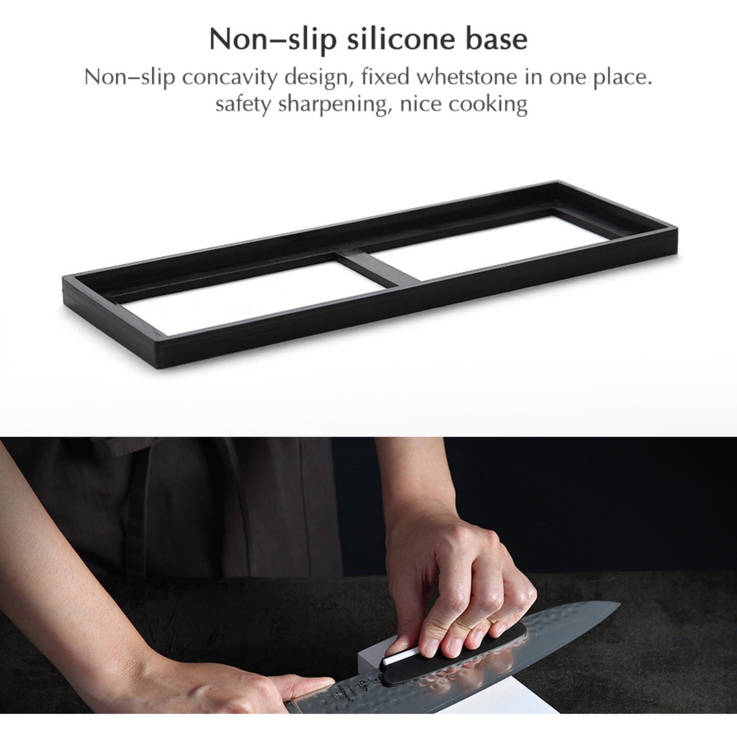 Patio Chef Dual Grit Whetstone — 1000 / 6000 Grit