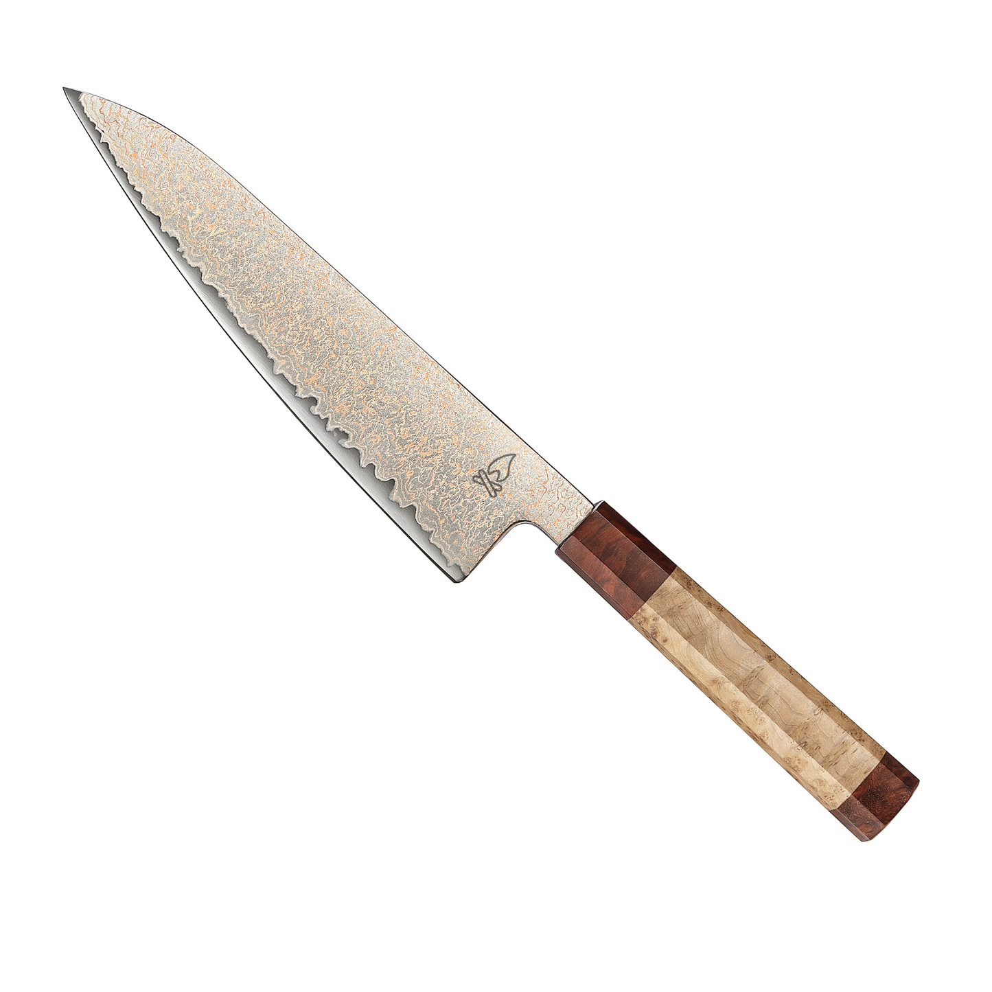 Trinity Copper Damascus Gyuto
