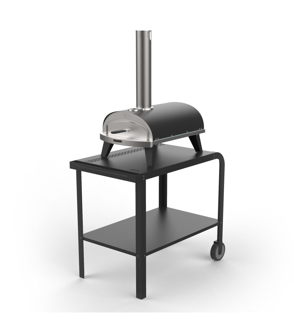 ZiiPa Vallone Garden Trolley with Shelf – Charcoal