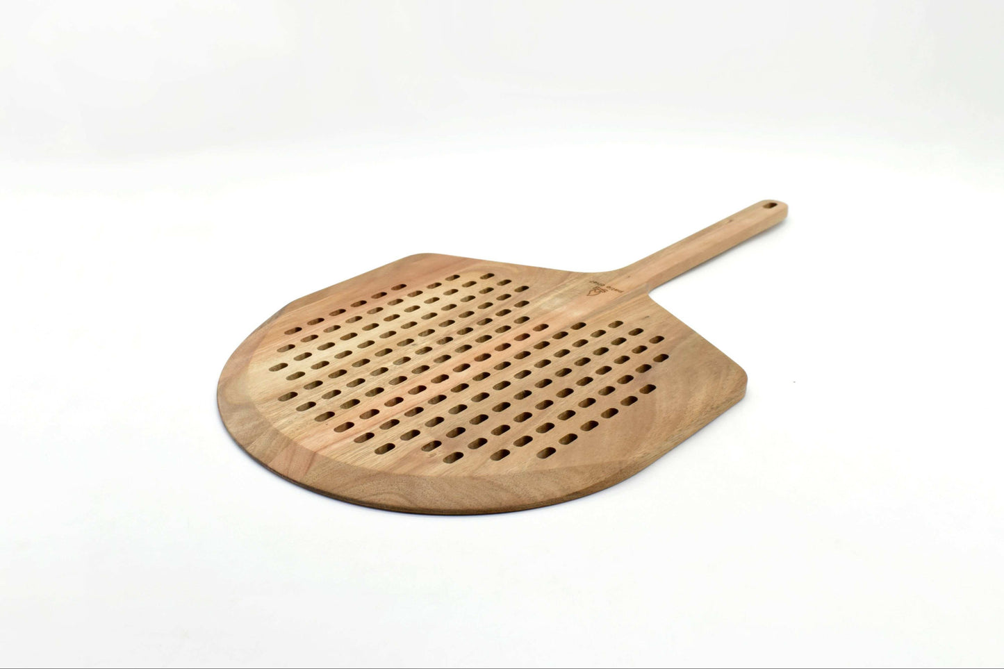 12-Inch Perforated Acacia Wood Pizza Peel