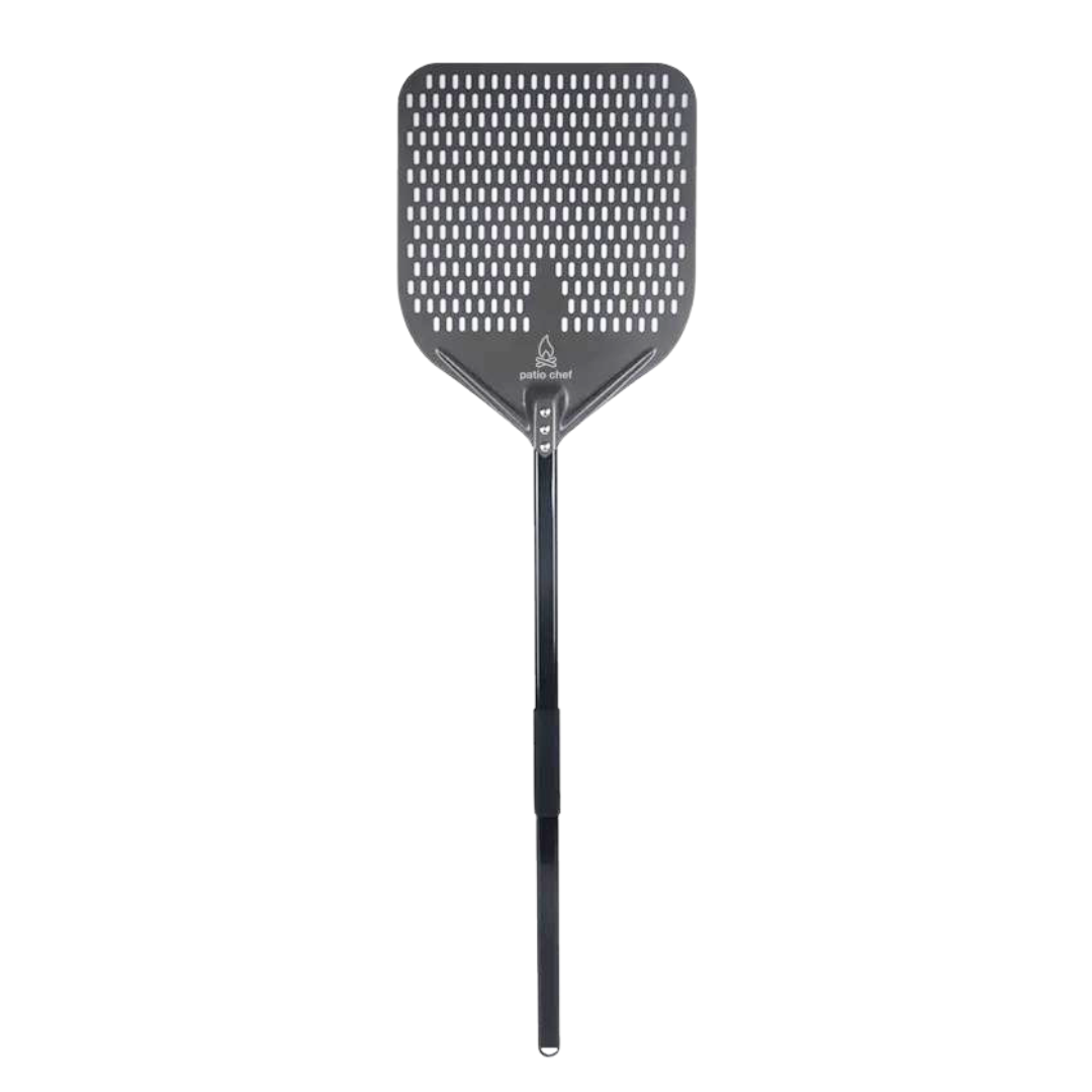 Pizza Paddle - Long Handle 14 inch Perforated Pizza Peel