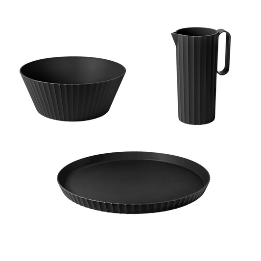 Blimm Mediterranean Table Trio - Carbon Black