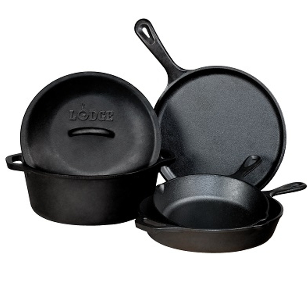 Lodge 5 Piece Cast Iron Set