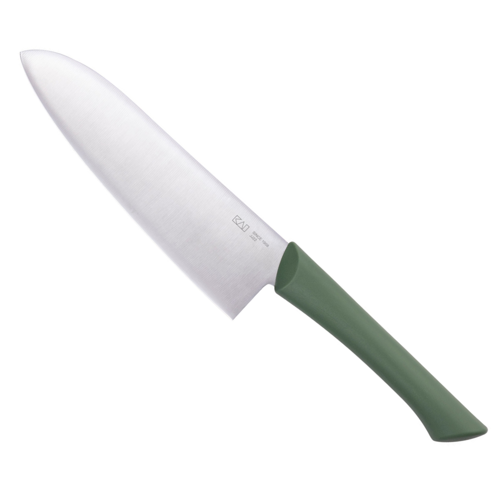 Kai Manasaya Utility Knife 15cm (with Sheath) Green