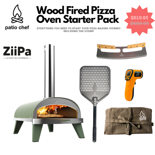 Ziipa Piana Wood Pellet Oven - Patio Chef Value Bundle