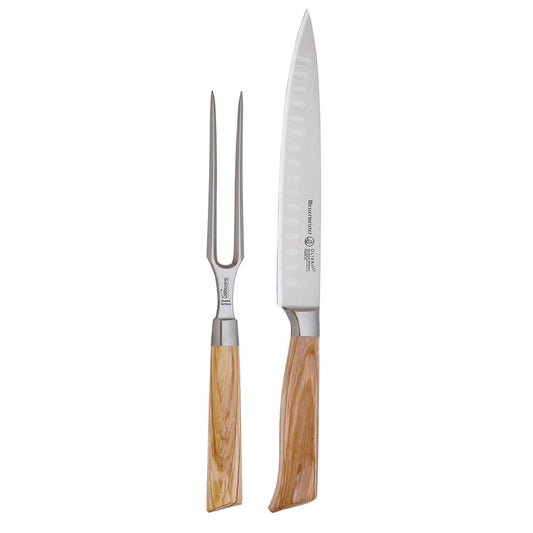 Messermeister Oliva Elite Kullenschliff Carving Set | 2 Piece