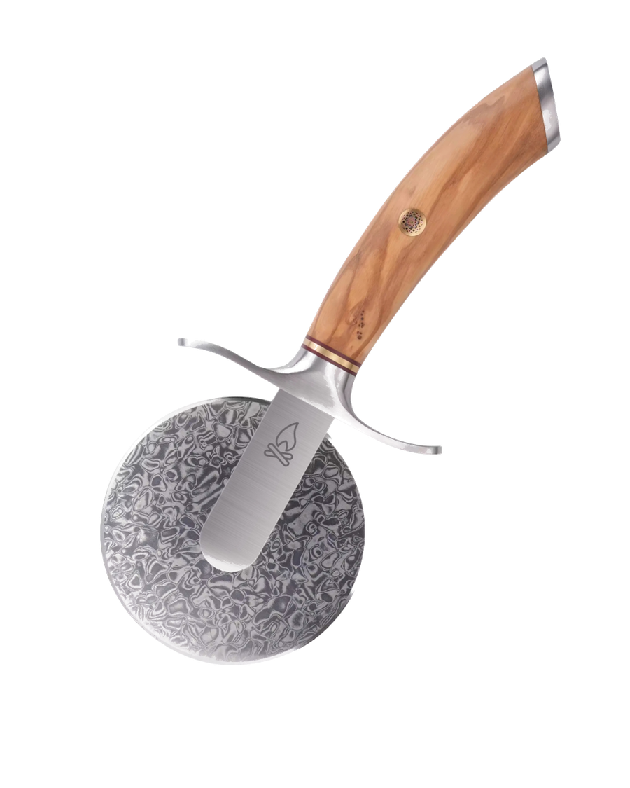 Patio Chef Damascus Steel Pizza Cutter