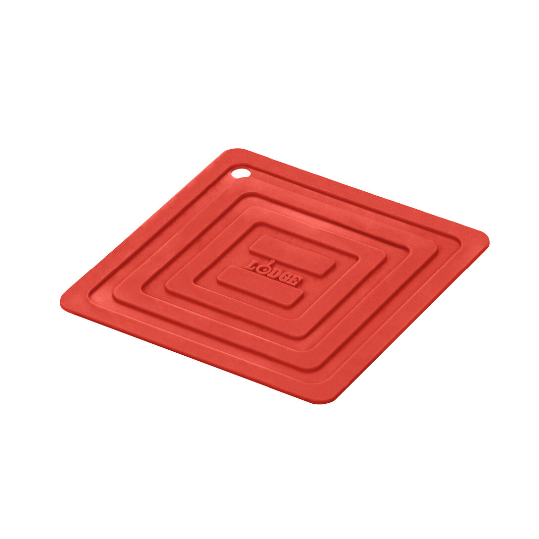 Lodge Silicone Trivet - Red (Square)