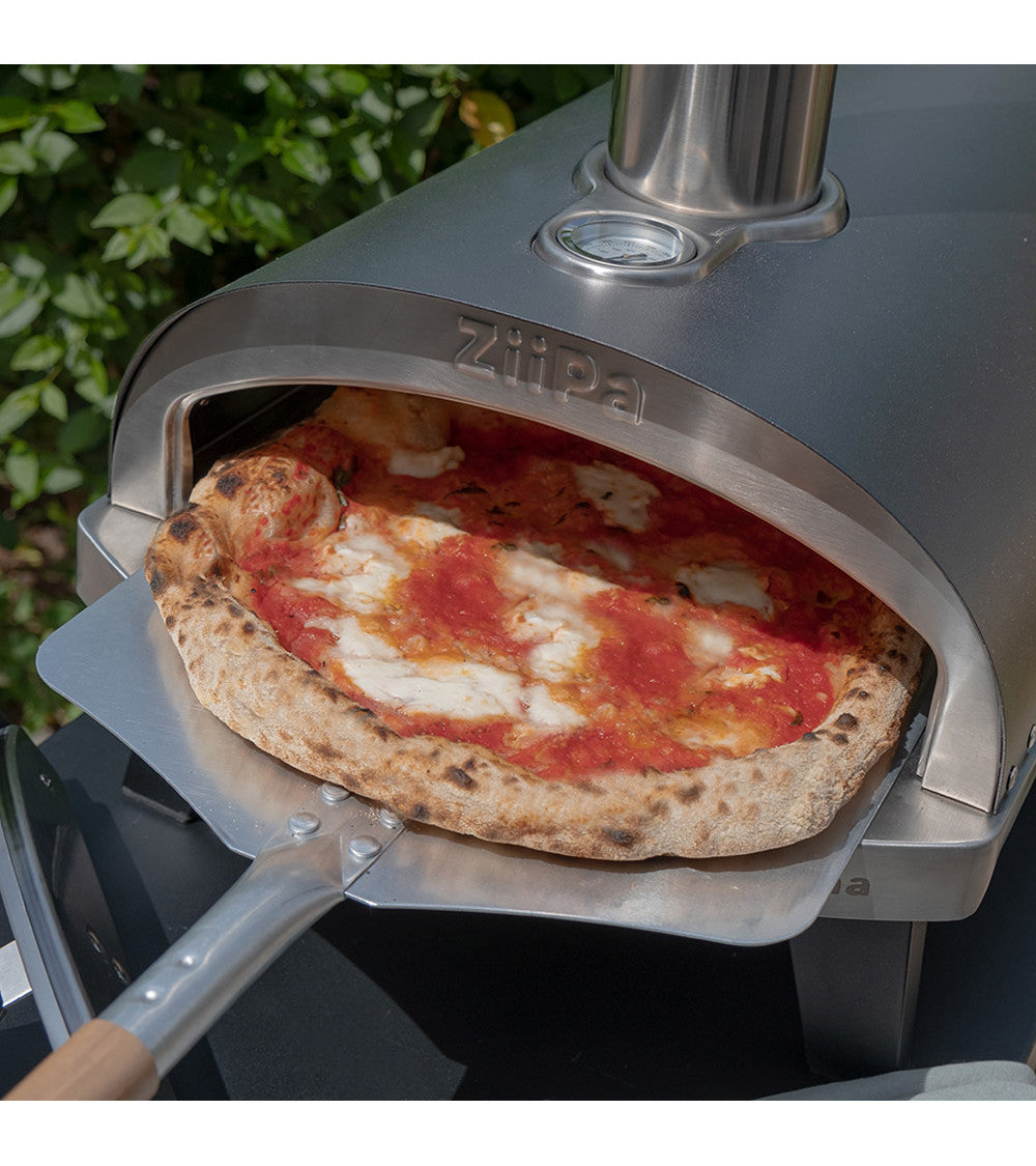 ZiiPa Piana Wood Pellet Pizza Oven with Rotating Stone – Slate