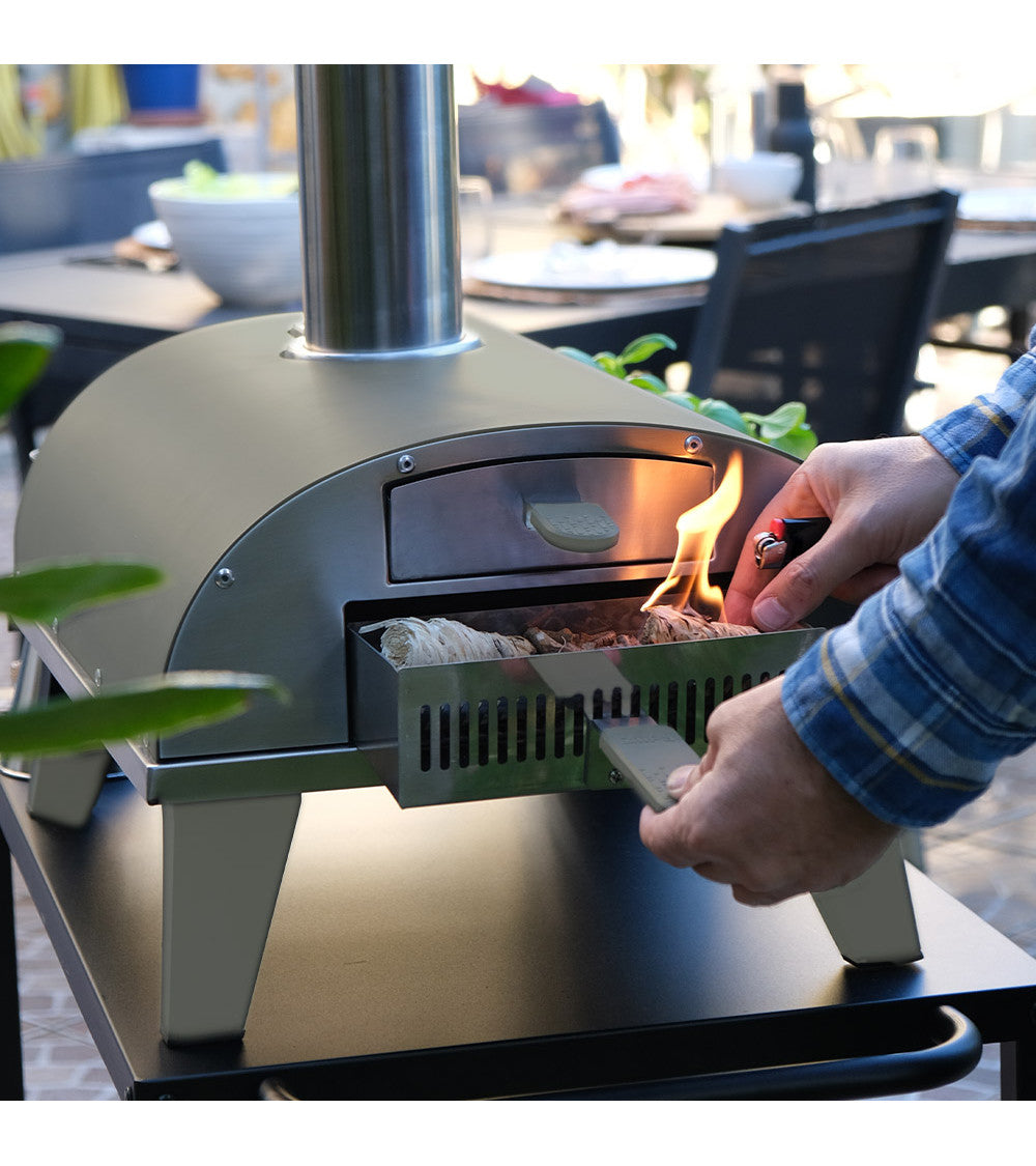 ZiiPa Piana Wood Pellet Pizza Oven with Rotating Stone – Eucalyptus