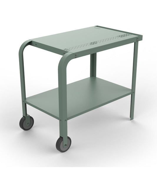 ZiiPa Vallone Garden Trolley with Shelf – Eucalyptus